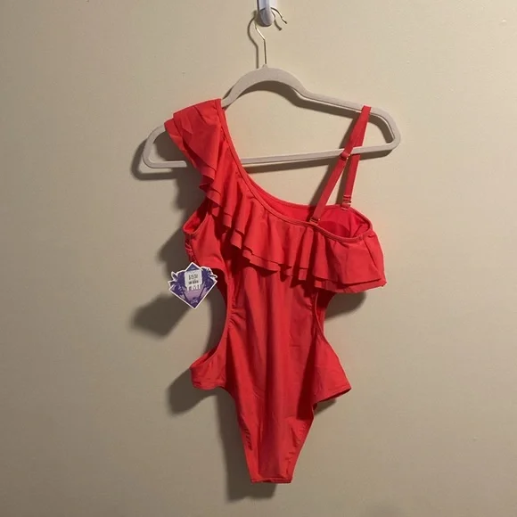 Yumi Kim One Piece Bathing Suit in Coral - Picture 2 of 7